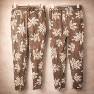 RW&CO Boho Linen Joggers Small